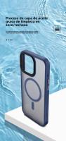Funda De Carga Inalámbrica Magnética Magsafe Para iPhone 15 14 plus 13 12 11 pro Max Matte Antichoque Bumper Armadura Cubierta Rígida - details 6