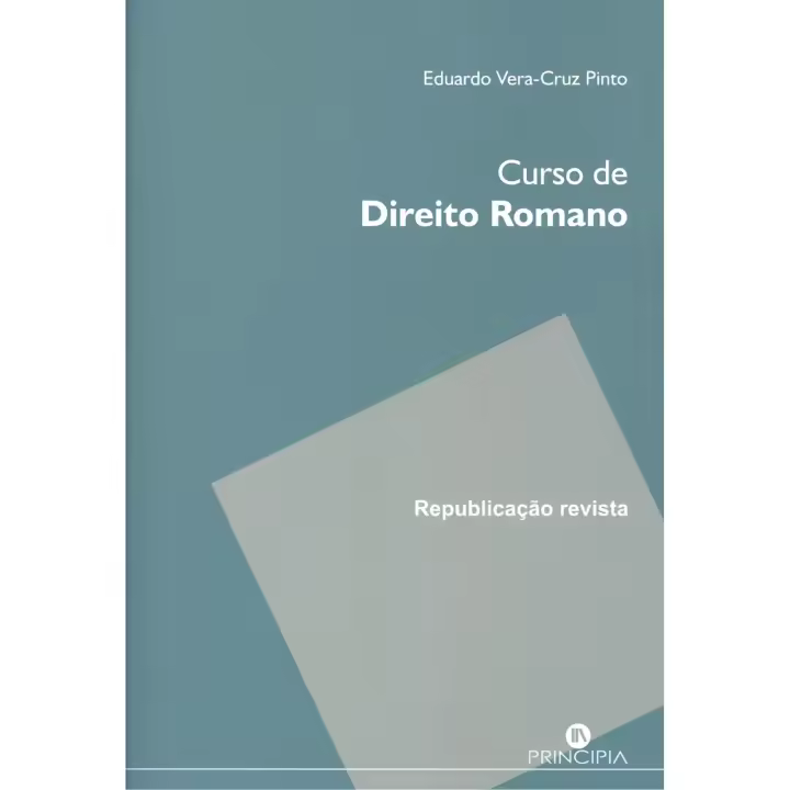 curso de direito romano Vera-Cruz Pinto, Eduardo - 1