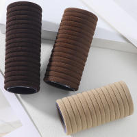 50/100pcs Cinturones Para El Cabello Negros Elásticos Para Mujeres Y Niñas Amarre De Goma Para Cola De Caballo Accesorio De Pelo - details 5