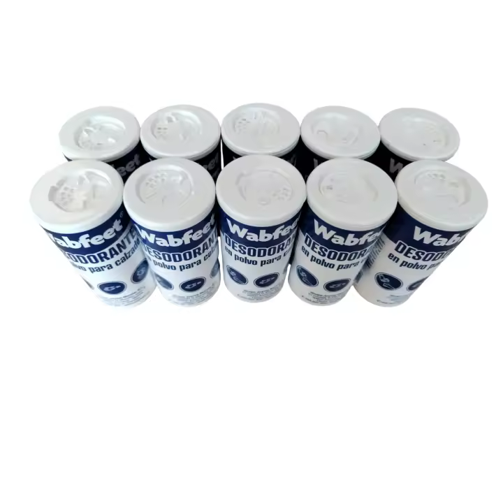 Desodorante en Polvo para Calzado WABFEET - Pack 10 Unidades, Elimina Mal Olor y Exceso de Sudoración - 1