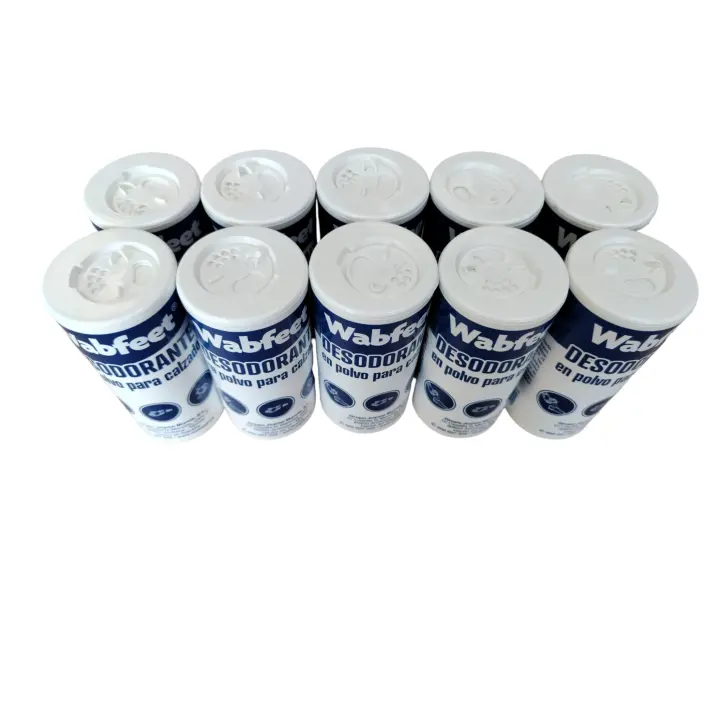 Desodorante en Polvo para Calzado WABFEET - Pack 10 Unidades, Elimina Mal Olor y Exceso de Sudoración - 1
