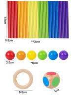 Juguete Educativo De Montessori Para Bebés Desarrollo De Habilidades Motoras Finas Y Cognitivas Con Palitos De Color Juego De Aprendizaje Numérico Y Equilibrio Para Niños - details 6