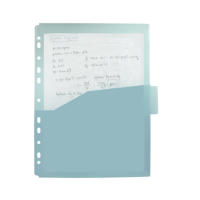 Office Box Pack 10 Separadores XTRA A4 BLUSH Colores Pastel con Bolsillo y Etiquetas Adhesivas - details 2