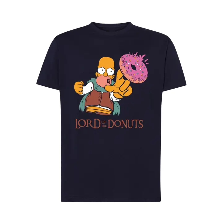 Camiseta El Señor de las Rosquillas - Homer - Anillo - Unisex algodón premium - 1