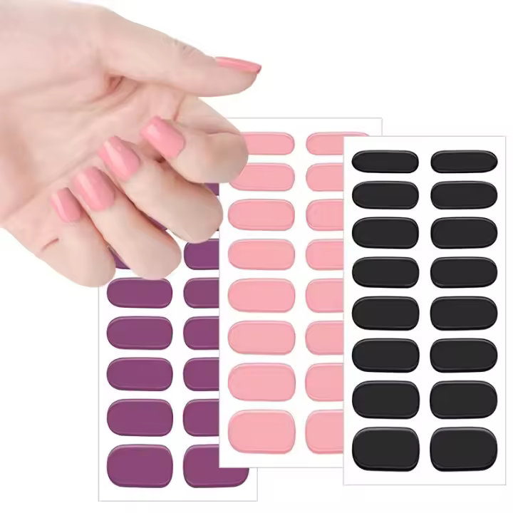 Porcheddu Juego De Parches De Uñas Gel Colorido Semi-Curado Requerimiento De Lámpara UV/LED Para Manicura Accesorios De Uñas Presionadas - 1