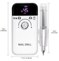 Máquina De Uñas Eléctrica Profesional 45000RPM Para Esmalte De Gel Y Manicura Portátil Recargable Herramienta De Archivo De Uñas - details 8