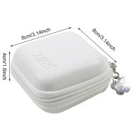 Estuche Portátil De Cuero Para Almacenamiento Mini Casco Rígido Para Gadgets Digitales Organizador De Cables Y USB Estuche Para Auriculares Y Cargadores - details 0