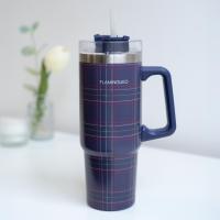 Flamingueo Vaso Termico - Taza Termo Acero Inoxidable Termo Cafe Para Llevar Bebidas Frías 24h y Calientes 10h Botella Termica 0,9 Litros - details 1