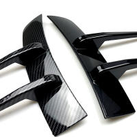 2Pcs Accesorios De Coche Splitter Canard Ventana Lateral Delantera Y Trasera Para Automóvil Adornos De Parachoques - details 5