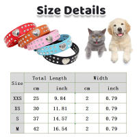 Collar De Moda Para Perro Corazón De Diamante En Cuero PU Collar De Fiesta Para Chihuahua Yorkie Decoración Para Gato Regalo De Suministros Para Mascotas - details 0