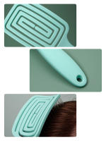Peine Para El Cabello Con Agujeros Peine De Masaje Para El Escalpelo Peine Desenredante Para Secado Rápido Uso En Cabello Húmedo Y Seco Peine Para Cabello Rizado - details 16