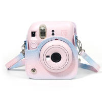 Estuche Protector De Cuero PU Colorido Para Cámara Fujifilm Instax Mini 12 Bolsa De Viaje Suave Estuche Para Cámara DSLR - details 6
