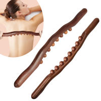 Masajeador De Madera De Abeto Universal Para Masaje Espalda Y Tratamiento De Puntos Terapéuticos Herramienta De Relajación Guasha Massajeador Abdominal - details 16