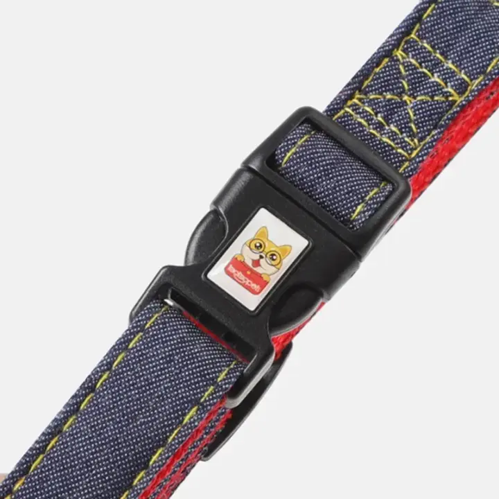 Correa Y Collar Ajustable Para Perros Estilo Cowboy Conjunto Para Caminar Y Entrenamiento Tamaño Pequeño Grande Extra Grande - 1