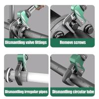 Llave De Angulo Ajustable Versátil F-Type Llave Universal De Juego De Tornillos Herramientas Manuales De Reparación De Tubería De Plomería Material De Acero Cromo Vanadio Antideslizante - details 4
