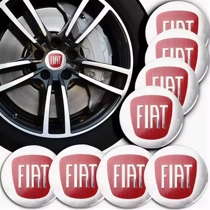 4Pcs Cubiertas De Centro De Rueda Para Coche 56/60mm Compatible Con FIAT 500 Grande Stilo Freemont Punto Astra Bravo Ducato Accesorios De Automóvil - 1