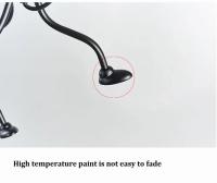 Lámpara Colgante De Hierro Vintage Con Diseño De Hombre Pequeño Arte Moderno LED Para Decoración De Sala De Estar Y Dormitorio Infantil E27 Pendente Negro - details 12