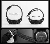 Reloj Deportivo SKMEI 1384 Para Hombre Con Cronógrafo Y Contador Regresivo Resistente Al Choque Pantalla Digital Suave De PU Apta Para Natación 5Bar - details 9