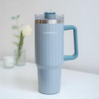 Flamingueo Vaso Termico - Taza Termo Acero Inoxidable Termo Cafe Para Llevar Bebidas Frías 24h y Calientes 10h Botella Termica 1,18 Litros - details 4