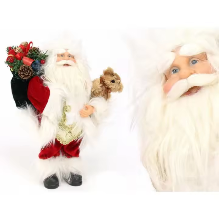 Gerimport Decoración de Pie Papá Noel 30 Cm - Adornos y Modelos Navideños - 1