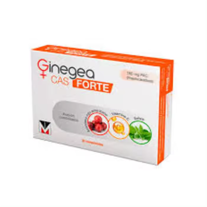 Ginegea CAS Forte 30 Comprimidos - Inhibidor Bacteriano - 1