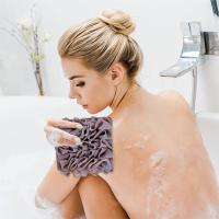 Bola De Baño Creativa 2 En 1 Toalla Loofah Con Cierre De Cordón Exfoliante Suave Esponja De Ducha Herramienta De Cuidado De Piel - details 17