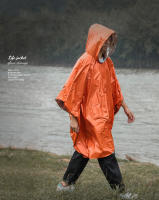 Poncho De Lluvia De Emergencia Con Gorro Resistente Al Clima Para Hombres Y Mujeres Ropa De Sobrevivencia Para Camping Y Senderismo Kit De Suministros De Emergencia - details 0