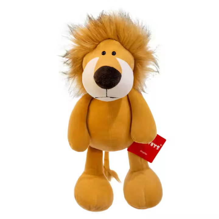 Muñeco De Peluche De Animales Del Bosque 25-35cm Conejo Perro Elefante León Tigre Zorro Mono Juguete Suave Para Niños Regalo De Cumpleaños - 1