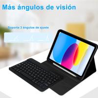 FGNS Funda con Teclado Español Ñ para Lenovo K10 10.3"/Lenovo M10 FHD Plus(2nd Gen),Carcasa PU Delgada rotectora Delgada con Ranura de Lápiz  con Teclado Bluetooth Desmontable para  Lenovo Tab K10/M10 FHD Plus10.3" TB-X606F/X606X/TB-X6C6F - details 1