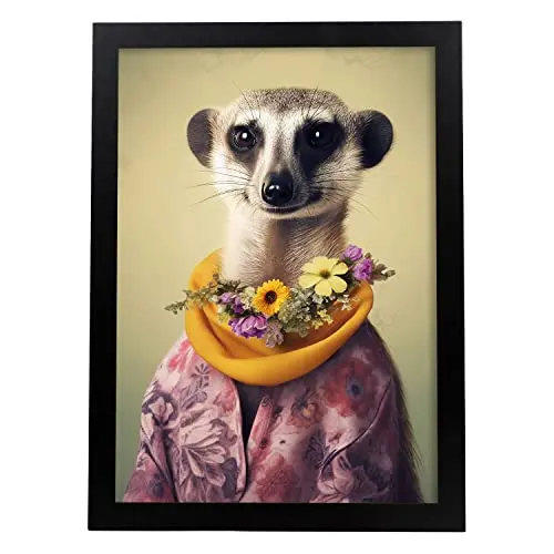 Nacnic Póster De Moda Suricata - Alta Calidad - 1