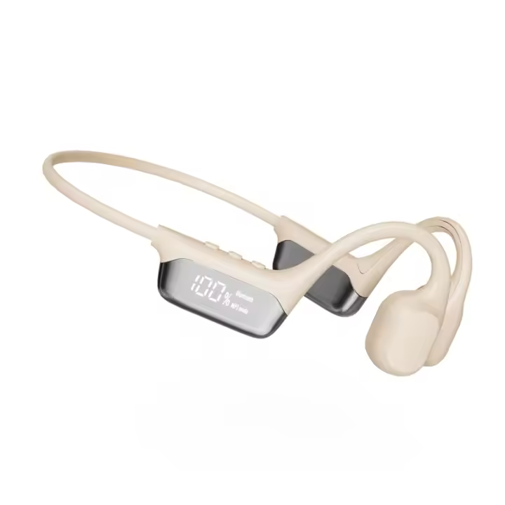 Auriculares De Conducción Ósea VAORLO Bluetooth Inalámbricos IPX8 Impermeables Para Natación Reproductor MP3 Estéreo Con Micrófono Para Deportes Y Fitness - 1