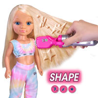 Nancy Air Styler larga melena rubia para rizar, ondular o decorar - Famosa Giochi Preziosi NAC73000 - details 4