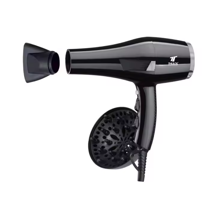 Suinga Secador de pelo THULOS, 2000W, 2 velocidades y 3 ajustes de temperatura, botón aire frío, incluye difusor. - 1