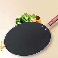 Sartén De Crêpe De Aleación De Aluminio Con Extensor Y Spatula Horno Plancha Antiadherente Sin Tapa Para Cocina Doméstica - details 6