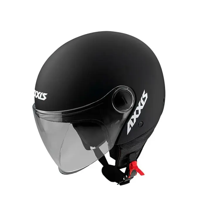 Axxis Casco Jet Square S Negro Adulto - 1