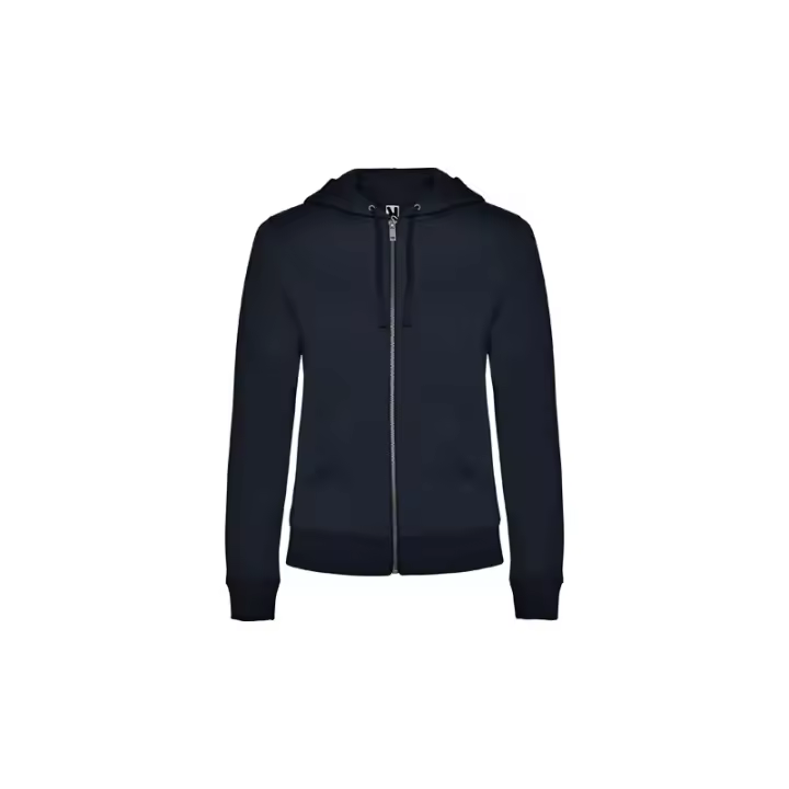 Sudadera casual de mujer con capucha forrada y cremallera metálica VELETA ROLY - 1