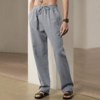 Pantalones deportivos casuales sueltos de lino transpirables de hip-hop para hombre de nueva tendencia de primavera y verano - details 33