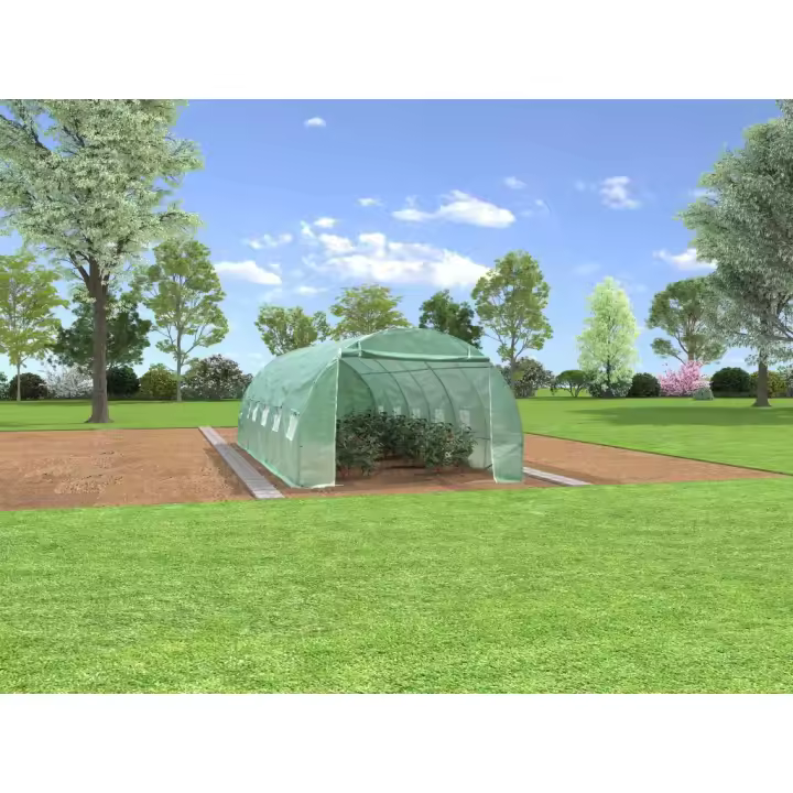 Vente-unique - Cubierta para invernadero túnel IPOMEA 18m² - Ancho 600 x Prof. 300 x Alt. 200 cm - 1