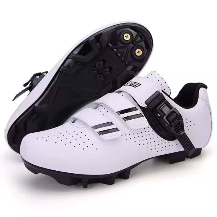 Zapatos De Ciclismo Para Hombre Y Mujer Zapatillas De Bicicleta Off-road MTB Antideslizantes Con Cierre Rápido Para Triatlón Y Racing - 1