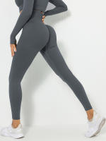 SSITO Pantalones de Yoga con Push-Up para Mujer, Leggings Deportivos sin costura, de secado rápido, Color sólido, para Gimnasio y Correr - details 17