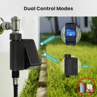 Medidor De Agua Con Timer WiFi Solar De MoesHouse IP65 Impermeable Con Entrada De Latón Sensor De Temperatura Y Humedad Del Suelo Compatible Con Tuya UK - details 9