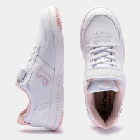Deportivas Joma blancas con logo rosa cierre velcro escolares mod. Harvard JR - details 3
