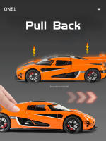 Coche De Acción Con Luz Y Sonido 1:24 Escala KNGG One1 Modelo De Aleación Juguetes Para Niños Regalo De Cumpleaños Coche De Simulación Metálico Duradero Con Puertas Abrejables - details 6