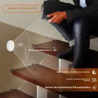 6 Luces LED Nocturna con sensor de movimiento recargable por USB para armarario, Cocina, Escaleras, Luces inalmstricas para muebles y cuadros. - details 1