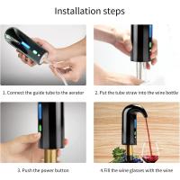 Descongelador De Vino Eléctrico Portátil Recargable Por USB Dispensador Automático De Vino Rojo Con Oxigenación Rápida Herramientas De Barra Material Plástico - details 4