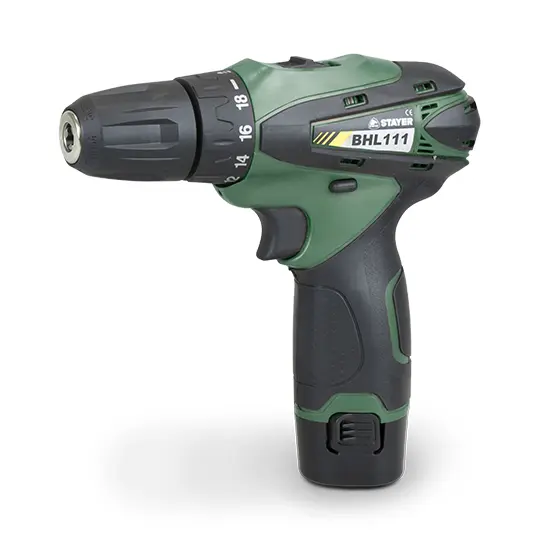 Atornillador a batería BHL111K GREEN LINE 12 V  STAYER - 1