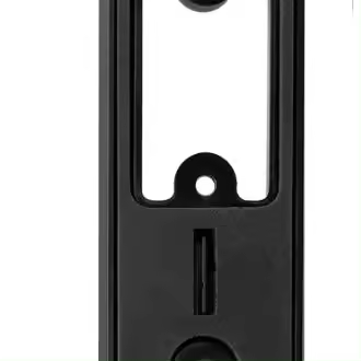 Soporte para timbre con video, Montaje en Ángela ajustable, soporte de cuña en Ángela, accesorios para timbre con video, Negro - 1