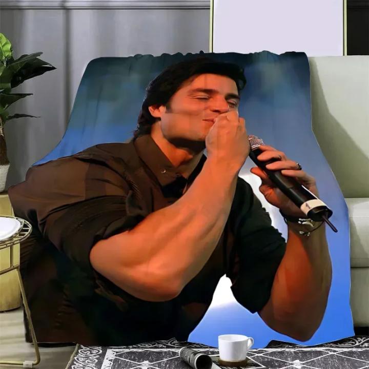 Chayanne Mantel De Picnic Estampado De Pop Latino Puertorriqueño Manta Suave Y Cómoda Para Viajes Y Hogar Regalo De Cumpleaños