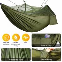 Relájate en Comodidad con la Hamaca Portátil de Nailon para Acampar, Mochileros, Viajes, Playa y Patio - BOPORO - details 4