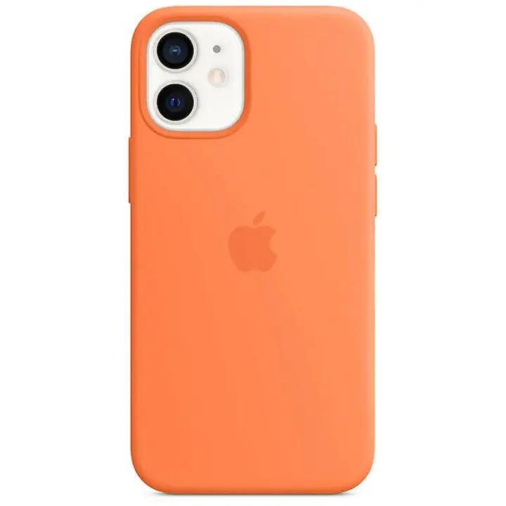 Funda de silicona Apple con Magsafe para iPhone 12 mini - Kumquat - 1